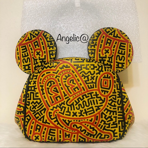 Disney Mickey Mouse X Keith Haring Kisslock Bag - Picture 4 of 10